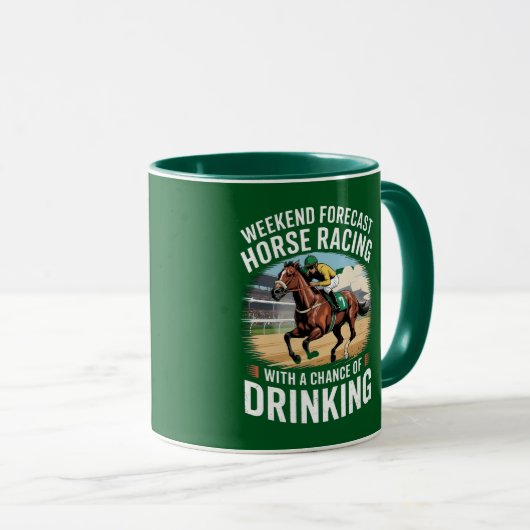 Weekend Forecast Horse Racing Mok (Voorkant rechts)