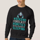 Weekend forecast Robotics with a Chance of Sleepin Trui (Voorkant)