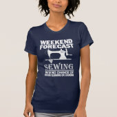 WEEKEND FORECAST SEWWWING T-SHIRT (Voorkant)