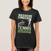 WEEKEND FORECAST TENNIS T-SHIRT (Voorkant)