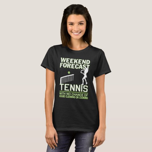WEEKEND FORECAST TENNIS T-SHIRT (Voorkant volledig)