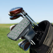 Weekend Geld Spel Golf Vader Oud Engels Patroon Golfheadcover (Insitu)