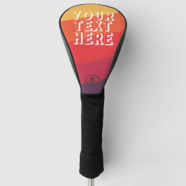 Weekend Geld Spel Scramble Retro Zonsondergang Voe Golfheadcover