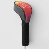 Weekend Geld Spel Scramble Retro Zonsondergang Voe Golfheadcover (Schuin)