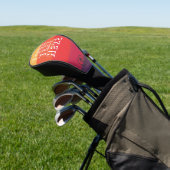 Weekend Geld Spel Scramble Retro Zonsondergang Voe Golfheadcover (Insitu)