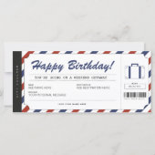 Weekend Getaway Birthday Gift Travel Voucher (Voorkant)