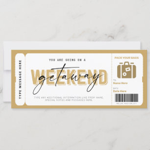 Weekend Getaway Gift Voucher Hotel Verblijf Ticket