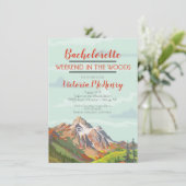 Weekend Getaway Mountain Bossen Kaart (Staand voorkant)