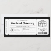 Weekend Getaway Verrassingscadeaubon Kaart (Voorkant)
