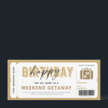 Weekend Getaway Voucher Hotel Verblijf Gift Ticket<br><div class="desc">Dit is de perfecte manier om een verrassingsreis te geven voor elke gelegenheid!</div>
