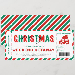 Weekend Getaway Voucher-kerstcadeautje