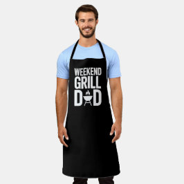Weekend Grill Papa Funny BBQ Schort