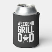 Weekend Grill Papa Grappige BBQ Blikjeskoeler (Blikje Voorkant)