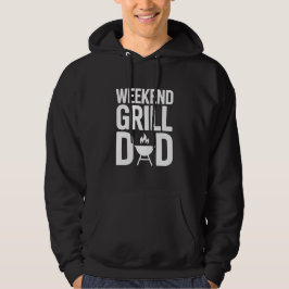 Weekend Grill Papa Grappige BBQ Hoodie