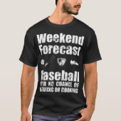 Weekend honkbal t-shirt (Voorkant)