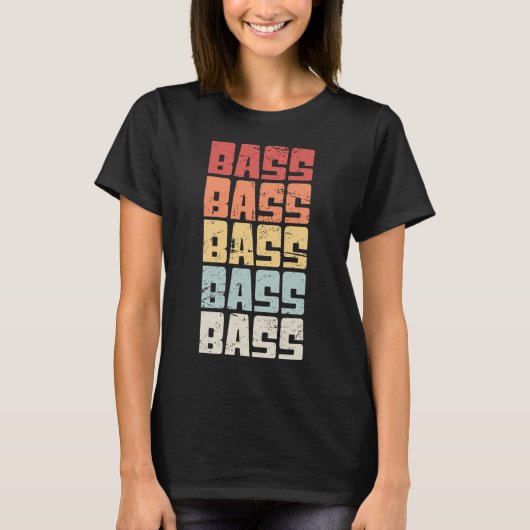 Weekend Hooked Vintage Baarsvissen T-shirt (Voorkant)
