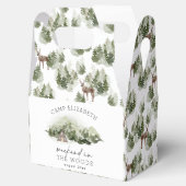 Weekend in de Bossen Camping Bachelorette Bedankdoosjes (Geopend)