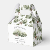 Weekend in de bossen kamperen vrijgezellenfeest bedankdoosjes (Achterkant)