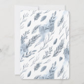 Weekend in de Bossen | Uitnodiging voor winterfees (Achterkant)