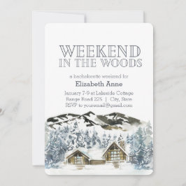 Weekend in de Bossen | Uitnodiging voor winterfees