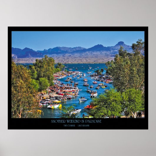 Weekend in Paradise Channel Wall Art Poster (Voorkant)