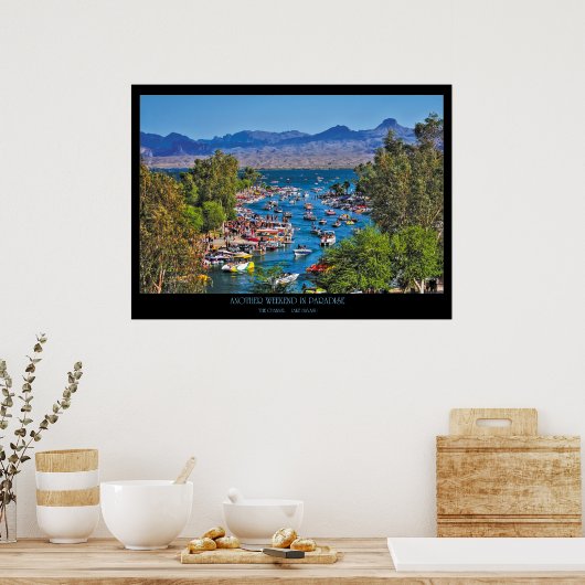 Weekend in Paradise Channel Wall Art Poster (Keuken)