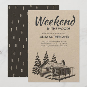 Weekend in uitnodiging van de partij Bossen