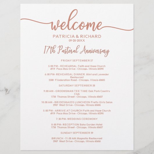 Weekend Itinerary Roos Gold (Voorkant)