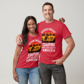 Weekend kampeer vriend t-shirt (Unisex)