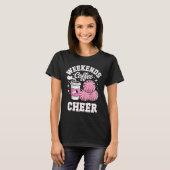 Weekend Koffie Cheer Cheerleading Moeder T-shirt (Voorkant volledig)