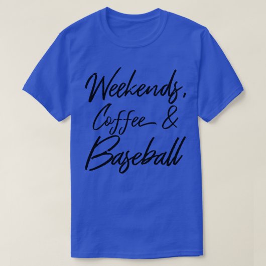 Weekend Koffie en Honkbal IV T-shirt (Design voorkant)