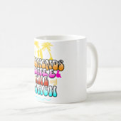 Weekend koffie en The Beach Koffiemok (Voorkant rechts)