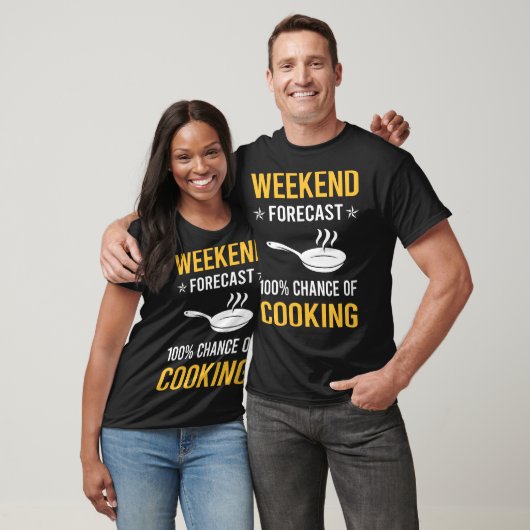 Weekend koken t-shirt (Unisex)