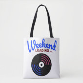 Weekend laden... Canvas tas | Grappige dagelijkse (Voorkant)