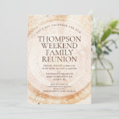 Weekend Lakehouse Familie reünie Kaart (Staand voorkant)