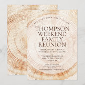 Weekend Lakehouse Familie reünie Kaart (Voorkant / Achterkant)
