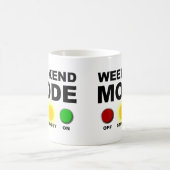 Weekend Mode Funny Mug of Travel Mug Koffiemok (Center)