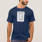 Weekend Mode Toggle Minimal UI Design T-Shirt (Voorkant)