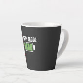 Weekend Modus Feest – Grafisch ontwerp volle batte Latte Mok (Rechterhoek)