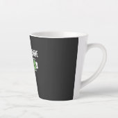 Weekend Modus Feest – Grafisch ontwerp volle batte Latte Mok (Rechts)