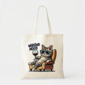 Weekend Mood Kat Chill Tote Bag (Voorkant)