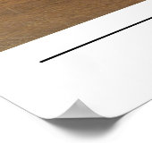 Weekend nieuws - Koffiekunst verzenden Poster (Hoek)