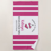 "Weekend on the Water" Bachelorette Party Strandlaken (Voorkant)