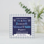 "Weekend on the Water" Kaart (Staand voorkant)