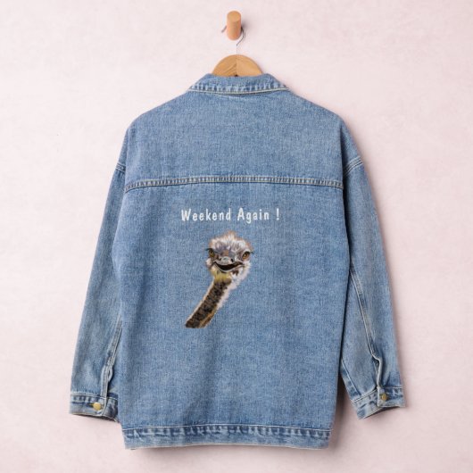 Weekend Ostrich Denim Jacket (Hangar)