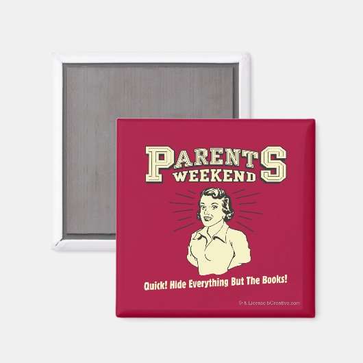 Weekend-ouder: Hide Everything Magneet (Voorkant / Achterkant)