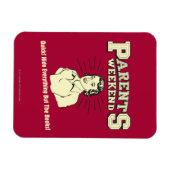 Weekend-ouder: Hide Everything Magneet (Horizontaal)