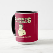 Weekend-ouder: Hide Everything Mok (Voorkant links)