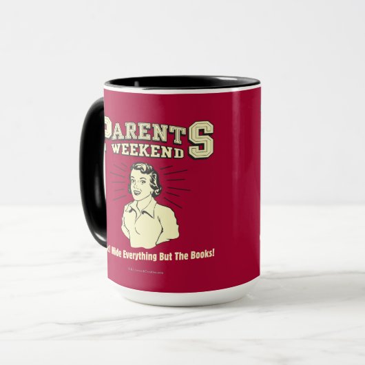 Weekend-ouder: Hide Everything Mok (Voorkant links)