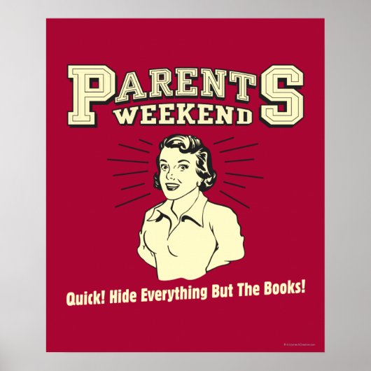Weekend-ouder: Hide Everything Poster (Voorkant)